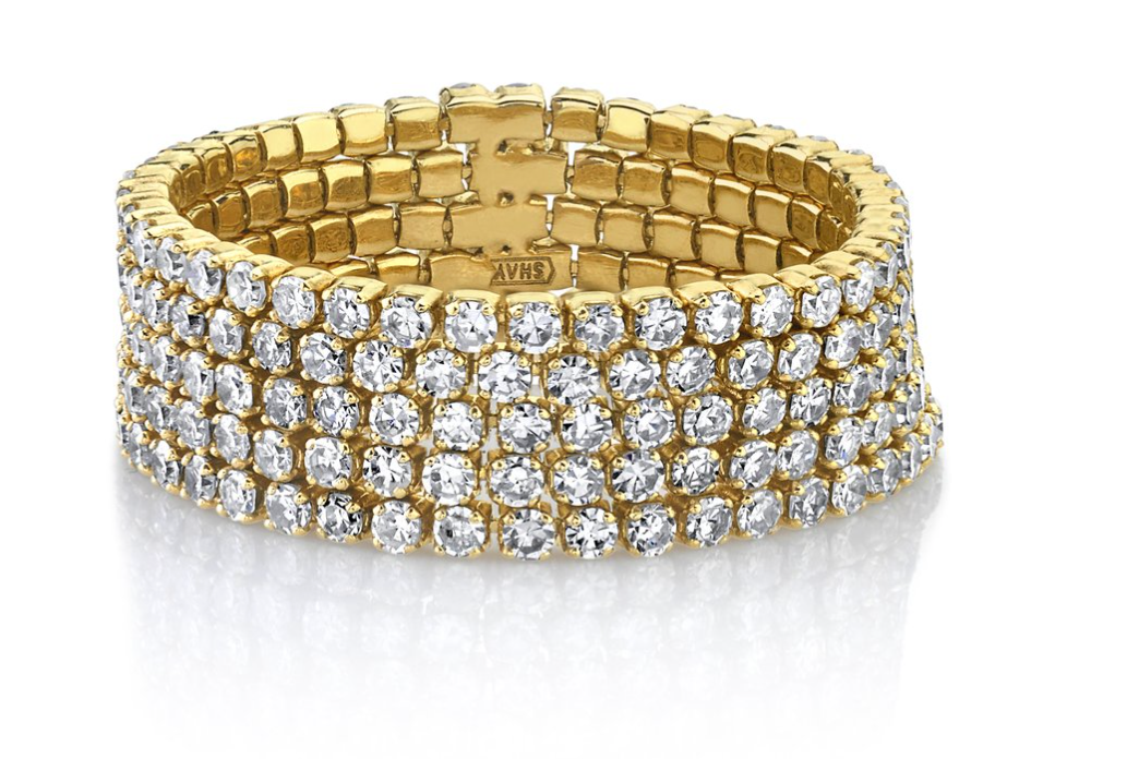 Diamond 5 Thread Stack Ring - Millo Jewelry