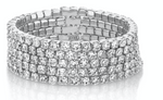 Load image into Gallery viewer, Diamond 5 Thread Stack Ring - Millo Jewelry
