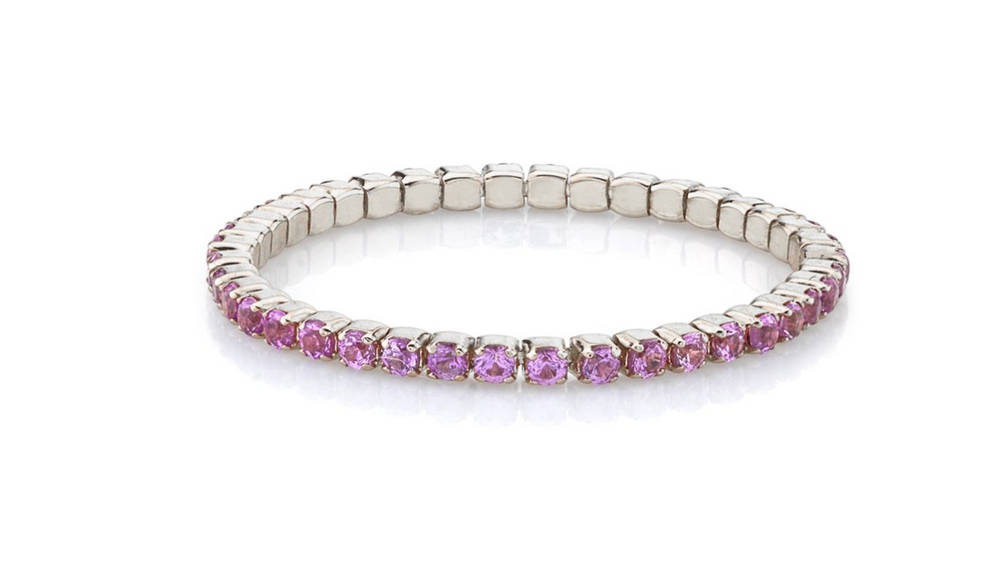 Pink Sapphire Single Thread Ring - Millo Jewelry