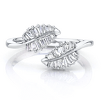 Load image into Gallery viewer, SMALL PALM LEAF DIAMOND RING - Millo Jewelry