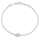 Load image into Gallery viewer, SMALL PALM LEAF DIAMOND CHAIN BRACELET - Millo Jewelry