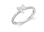 Load image into Gallery viewer, DIAMOND SOLITAIRE HEART PINKY RING - Millo Jewelry