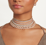 Load image into Gallery viewer, Diamond Pave Baby Link Necklace - Millo Jewelry

