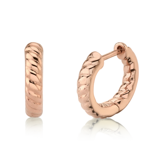 ZOE BRAIDED HUGGIES - Millo Jewelry