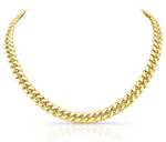 Load image into Gallery viewer, 14K YELLOW GOLD SOLID MIAMI CUBAN LINK NECKLACE - Millo Jewelry
