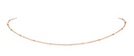 Load image into Gallery viewer, 14K ROSE GOLD BAR CHAIN NECKLACE - Millo Jewelry
