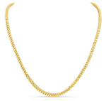 Load image into Gallery viewer, 14K Yellow Gold Solid Franco Chain Necklace - Millo Jewelry
