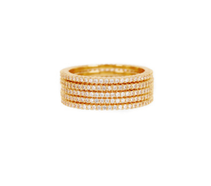 Classique Pave Bands Set - Millo Jewelry
