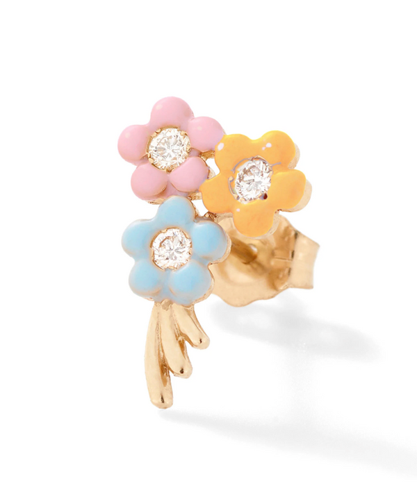 Bouquet of Flowers Stud - Millo Jewelry