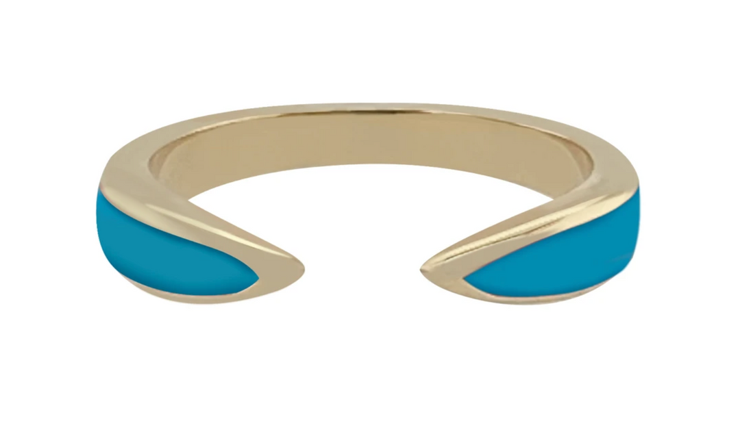 Enamel Claw Ring - Millo Jewelry