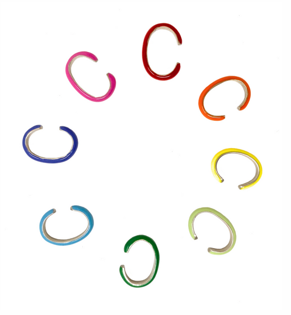 Unicorn Rainbow Enamel Ear Cuff - Millo Jewelry