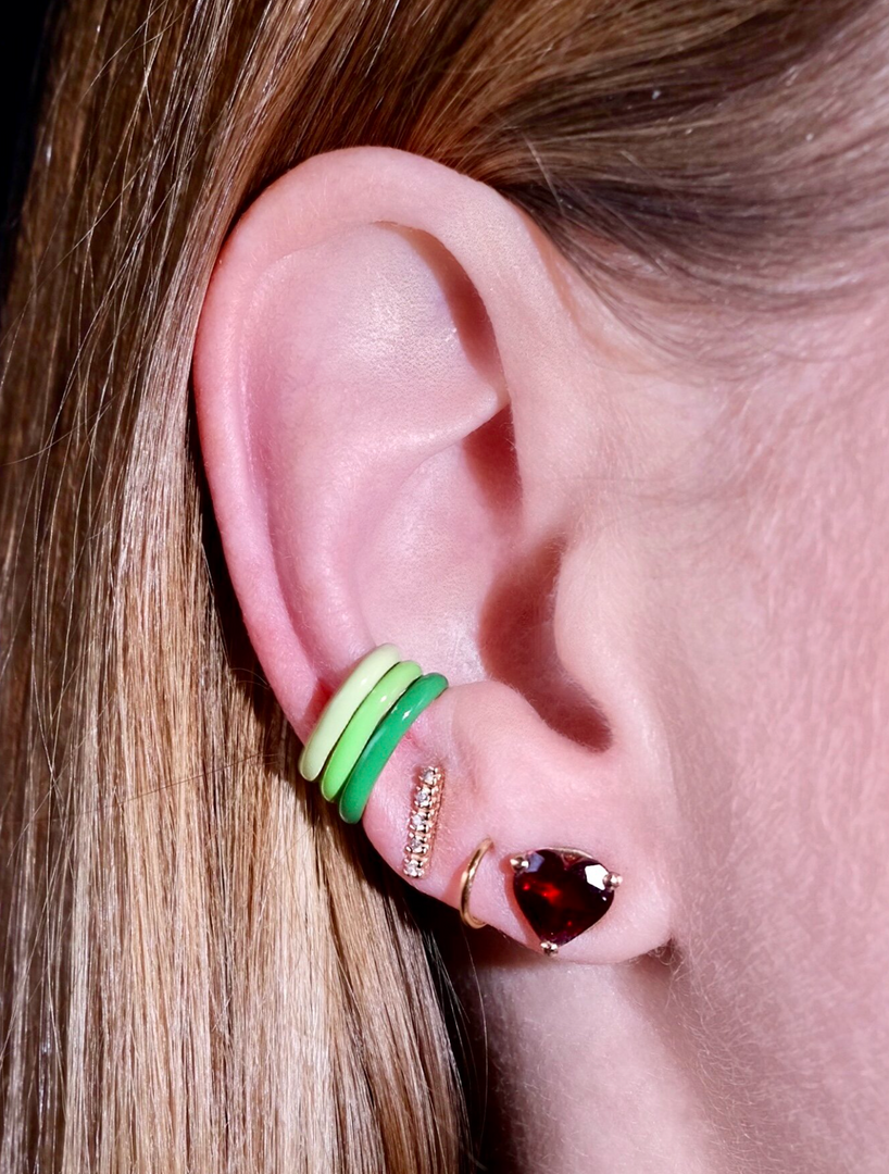 Neon Enamel Ear Cuff - Millo Jewelry