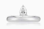 Load image into Gallery viewer, Floating Pear Shape Ring - Millo Jewelry
