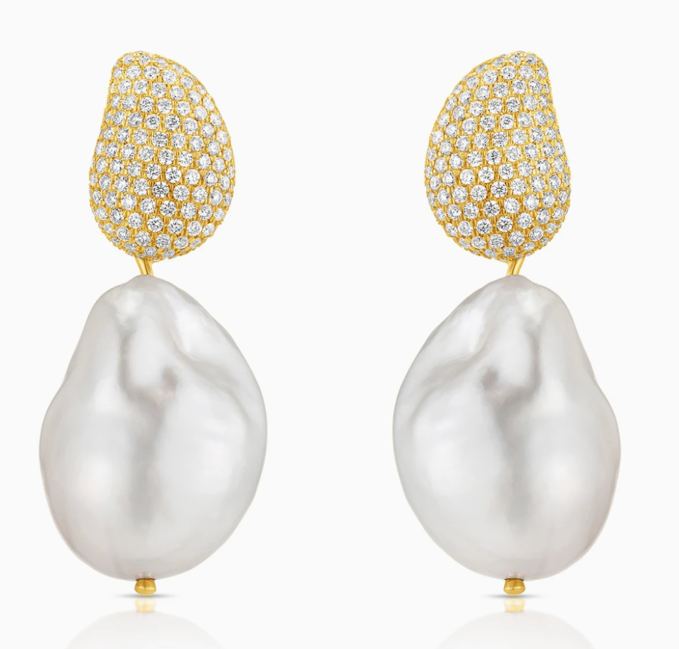 Baroque Pearl Earrings - Millo Jewelry