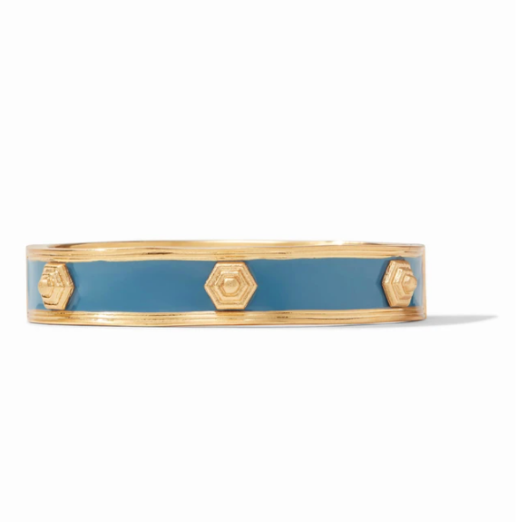 Palladio Enamel Hinge Bangle - Millo Jewelry