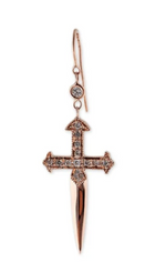Load image into Gallery viewer, DAGGER CROSS EARRING - Millo Jewelry
