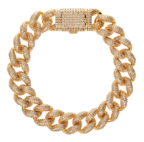 Pave Cuban Link Bracelet - Millo Jewelry