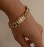 Load image into Gallery viewer, Pave Cuban Link Bracelet - Millo Jewelry