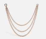 Load image into Gallery viewer, Long Triple Chain Connecting Charm - Millo Jewelry
