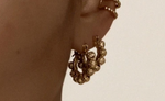 Load image into Gallery viewer, Pave Dome Wrap Hoops - Millo Jewelry
