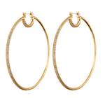 Load image into Gallery viewer, Stardust Pave Hoops - Millo Jewelry
