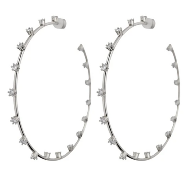 Stardust Statement Hoops - Millo Jewelry