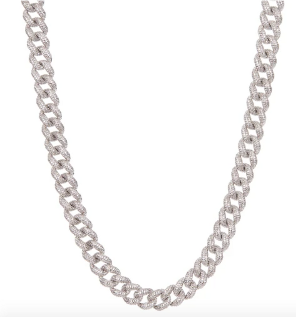 PAVE CUBAN LINK NECKLACE - Millo Jewelry