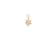 Load image into Gallery viewer, Pave Diamond Sweet Leaf Charm - Millo Jewelry
