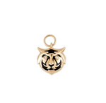 Load image into Gallery viewer, Tiger Head 2 Diamond Eyes Charm - Millo Jewelry