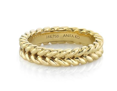Braided Gold Ring - Millo Jewelry