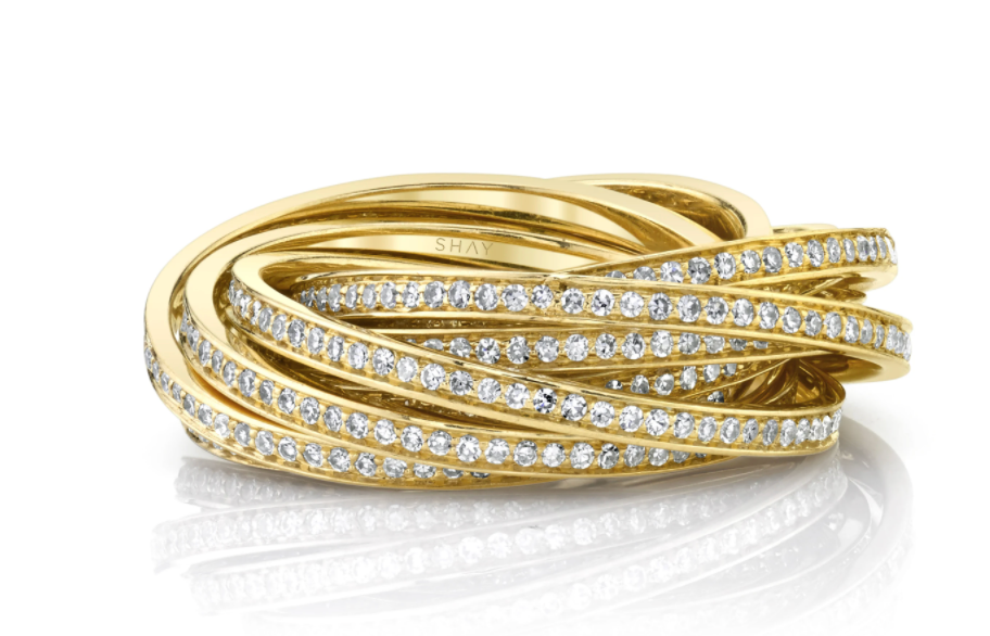 DIAMOND ROLLING ORBIT RING - Millo Jewelry