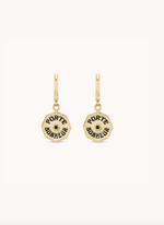 Load image into Gallery viewer, Wee PB Enamel Coin Earrings - Millo Jewelry