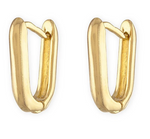 Load image into Gallery viewer, Link Gold Huggie Hoops - Millo Jewelry