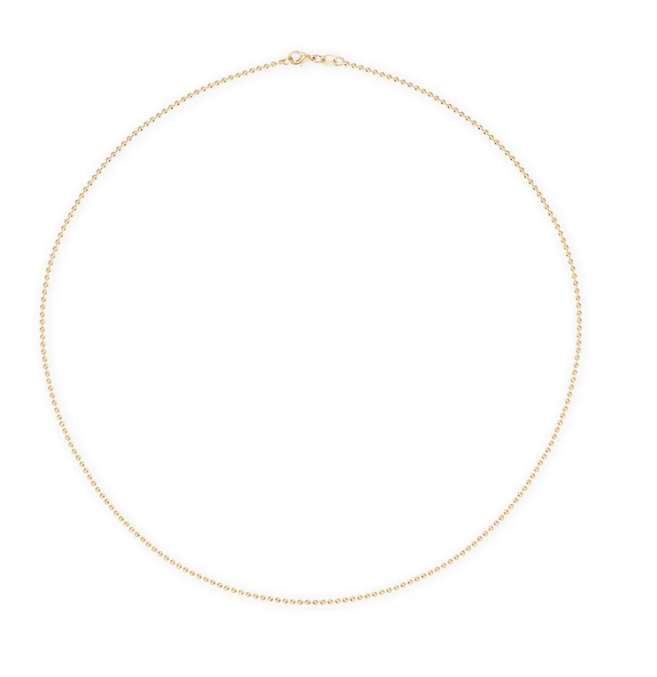 3MM Gold Ball Chain Necklace - Millo Jewelry