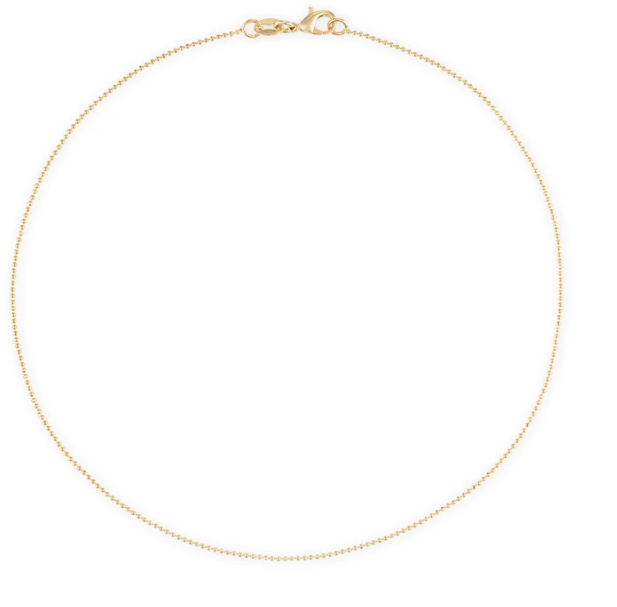 1.5MM Gold Ball Chain Necklace - Millo Jewelry