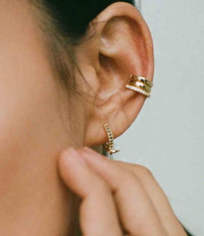 Gold Ear Cuff - Millo Jewelry