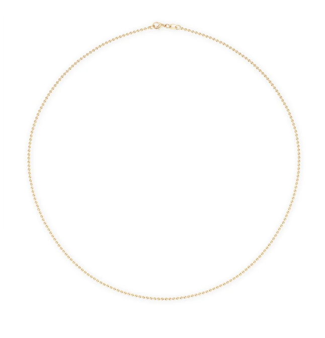 2MM Gold Ball Chain Necklace - Millo Jewelry