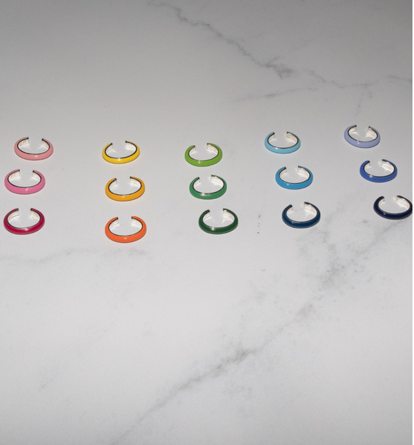 Ombre Enamel Ear Cuff Trios - Millo Jewelry