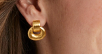 Load image into Gallery viewer, Avalon Demi Doorknocker Earring - Millo Jewelry