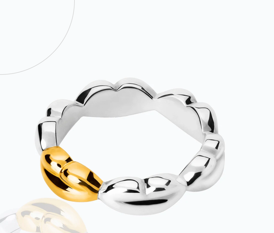 NEW BÉSAME TEXTURE VERMEIL RING - Millo Jewelry