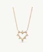 Load image into Gallery viewer, Mini Open Heart Necklace - Millo Jewelry
