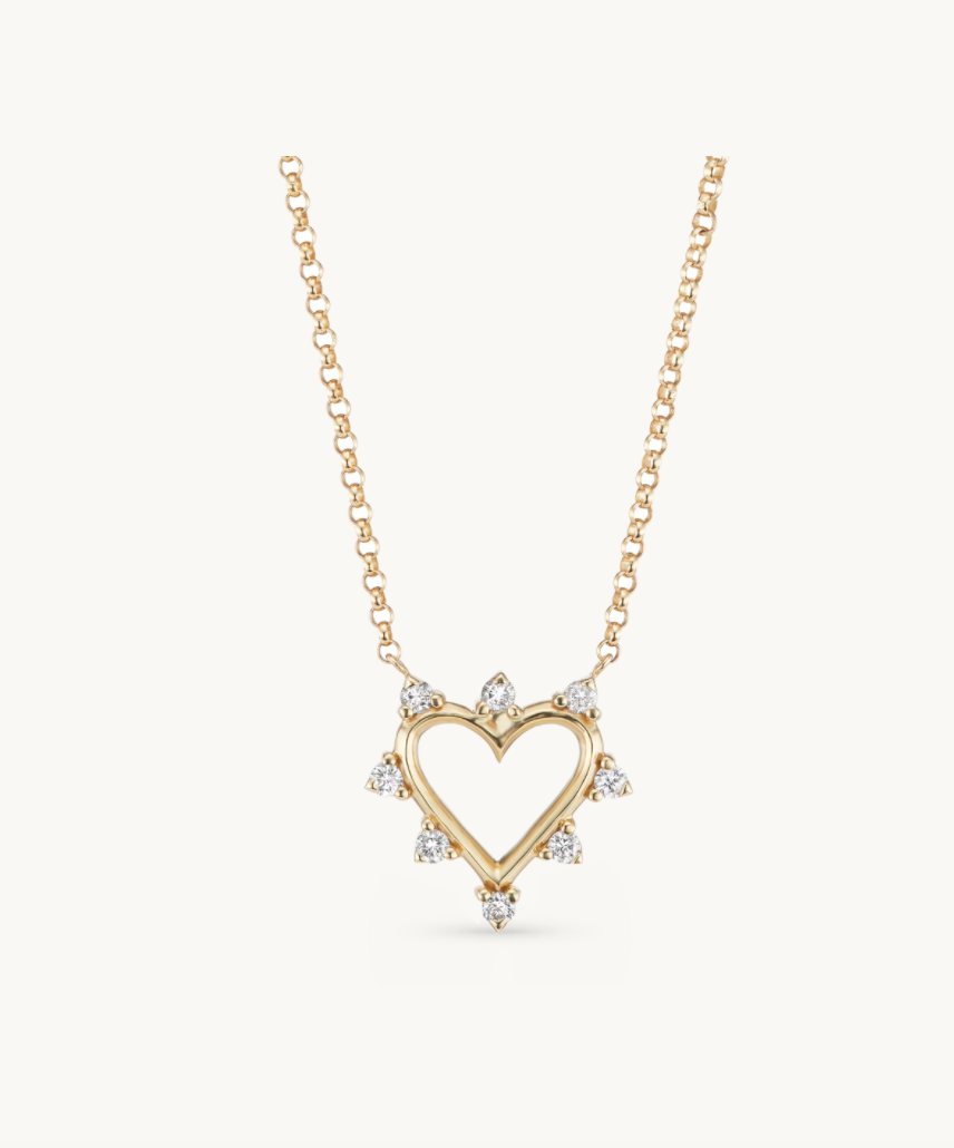 Mini Open Heart Necklace - Millo Jewelry