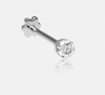 Load image into Gallery viewer, 3mm Invisible Set Diamond Threaded Stud - Millo Jewelry