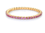 Load image into Gallery viewer, Pink Sapphire Single Thread Ring - Millo Jewelry

