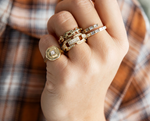 Load image into Gallery viewer, Diamond Pave Deco Ring - Millo Jewelry