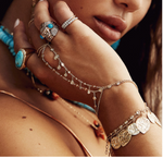Load image into Gallery viewer, Diamond Shaker Finger Bracelet - Millo Jewelry
