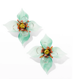 Load image into Gallery viewer, RESIN FLOWER EARRINGS - Millo Jewelry