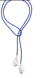 Load image into Gallery viewer, Lapis Classic Gemstone Lariat - Millo Jewelry