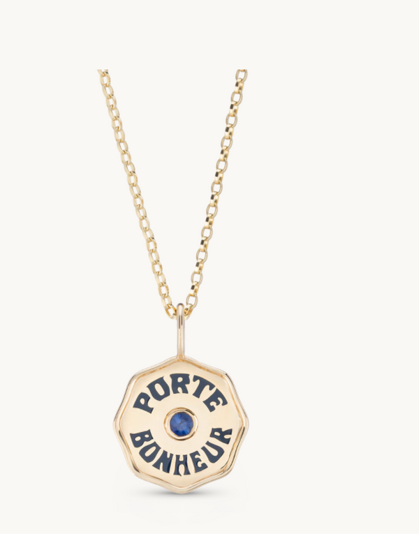 Mini Porte Bonheur Blue Sapphire - Millo Jewelry