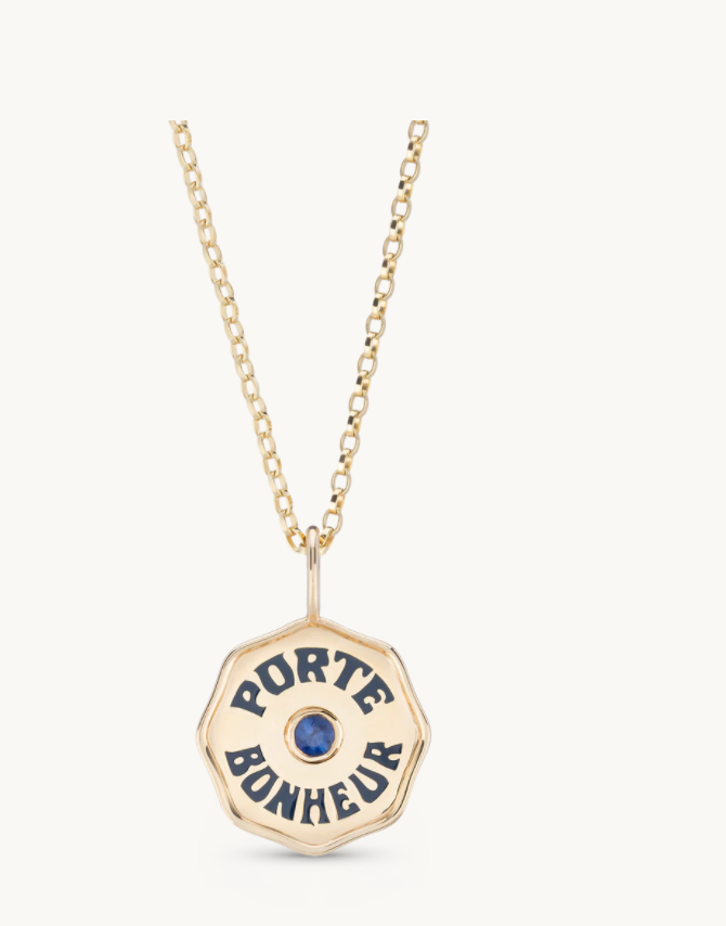 Mini Porte Bonheur Blue Sapphire - Millo Jewelry